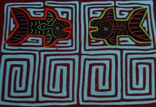 MOLA INDÍGENA PANAMENHO..TRIBAL comprar usado  Enviando para Brazil