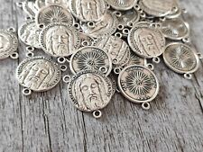 Centro do Rosário da Sagrada Face de Cristo - Peça central latina cinco feridas de Jesus 5 peças comprar usado  Enviando para Brazil