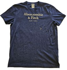 Camiseta Abercrombie & Fitch Masculina GRANDE Manga Curta Muscular Ponto Único NOVA comprar usado  Enviando para Brazil