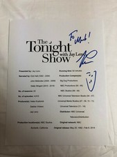 Jay leno tonight for sale  Blackwood