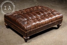 Vintage tufted leather for sale  USA