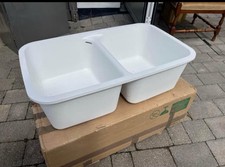 Corian double sink for sale  NEW MALDEN