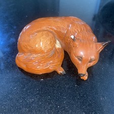 Beswick curled fox for sale  STOURBRIDGE