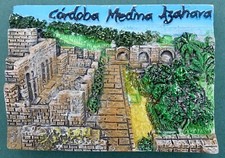 Ímã de geladeira lembrança Medina Azahara sítio arqueológico Córdoba Andaluzia Espanha, usado comprar usado  Enviando para Brazil