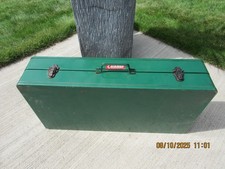 Mesa de acampamento dobrável vintage verde metal Coleman com cadeiras, usado comprar usado  Enviando para Brazil