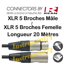 Câble xlr broches d'occasion  Charolles