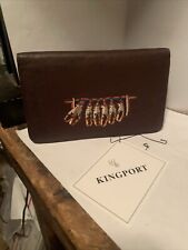 Carteira de couro com capa de talão de cheques King Port comprar usado  Enviando para Brazil