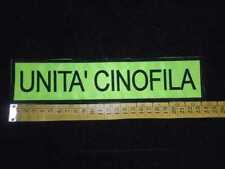 Patch unita cinofila usato  Medicina