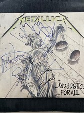 Metallica signed justice for sale  LONDON