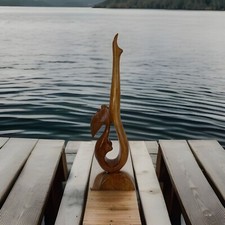 Vtg carved teak for sale  Pelham