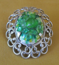 Magnifique broche émaux d'occasion  Montmoreau-Saint-Cybard