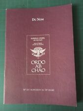 Ordo chao suppl. d'occasion  Paris II