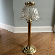 Lâmpada de vela utilitária vintage PartyLite Gaslight P0472 tom bronze com vela  comprar usado  Enviando para Brazil