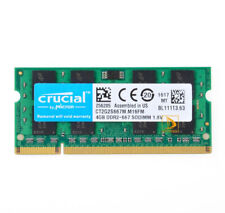 Notebook Crucial 4GB 2Rx8 PC2-5300S DDR2 667Mhz 200 pinos memória RAM 1.8V SO-DIMM^&/- comprar usado  Enviando para Brazil