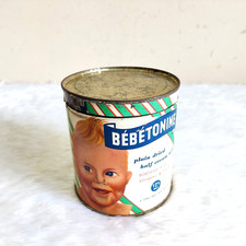Caixa de lata vintage de publicidade de alimentos lácteos secos de bebetonina Holanda rara antiga TN327 comprar usado Caixa de lata vintage de publicidade de alimentos lácteos secos de bebetonina Holanda rara antiga TN327 comprar usado  Enviando para Brazil