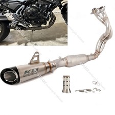 Silenciador preto Ninja 650 para Kawasaki Z650 2023-25 tubo de escape de motocicleta comprar usado  Enviando para Brazil
