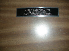 Jimmy garoppolo nameplate for sale  Tobyhanna