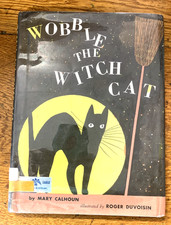 Wobble The Witch Cat 1958 Vintage HCDJ Calhoun Duvoisin Familiar Magic Broom 🧹r, usado comprar usado  Enviando para Brazil