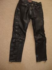 Skin leather laced for sale  TRURO