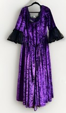 Vestido de bruxa Jeannie Nitro vintage roxo veludo tamanho grande comprar usado  Enviando para Brazil