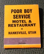 Matchbook poor boy for sale  USA