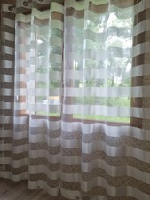 Voilage œillets satin d'occasion Voilage œillets satin d'occasion  Lardy