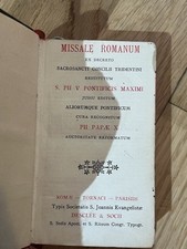 Missale romanum 1932 usato  Trieste