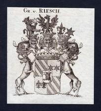 1820 riesch wappen gebraucht kaufen  Seubersdorf
