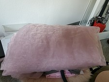 Chiffon gardinenschal rosa gebraucht kaufen  Langenfeld (Rheinland)