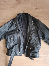 Leather motorcycle jacket for sale  NOTTINGHAM