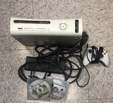 X-box 360 controlador W/1 E 2 Jogos Pacote (sem disco rígido), usado comprar usado  Enviando para Brazil