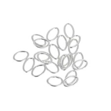 20pcs oval silver for sale  Dallas