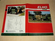 Prospectus wrapper elho d'occasion  Expédié en Belgium