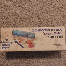 Máquina de iogurte Salton Cosmopolitan modelo YM-4 controle termostato 5 xícaras vintage comprar usado Máquina de iogurte Salton Cosmopolitan modelo YM-4 controle termostato 5 xícaras vintage comprar usado  Enviando para Brazil
