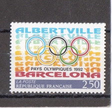 Timbre stamp albertville d'occasion  Le Plessis-Trévise