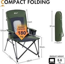 Folding camping chair for sale  BLACKBURN