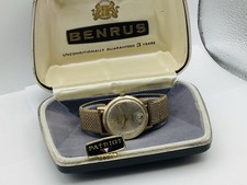 Relógio masculino Benrus Patriot 3 estrelas vintage 17 joias com caixa e papéis funcionando! comprar usado  Enviando para Brazil