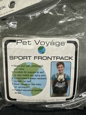 Bolsa Pet Voyage Sport Frontpack preta para transporte de animais de estimação média - até 16 lb comprar usado  Enviando para Brazil