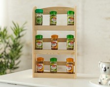 Wooden spice rack for sale  BROXBURN