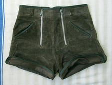 Graugrüne lederhose pfadfinde gebraucht kaufen  Berlin