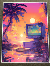 Vaporwave sunset retro for sale  House Springs