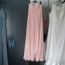 Pink chiffon satin for sale  EVESHAM