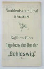 Kabinenplan decksplan dampfer gebraucht kaufen  Bad Doberan-Umland