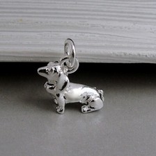 Silver dachshund charm for sale  New Kensington