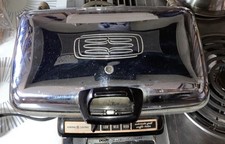 Usado, Antiga Máquina de Waffle General Electric Usada, Grelha Sanduíche, 24G42, Cromada, Funciona comprar usado Usado, Antiga Máquina de Waffle General Electric Usada, Grelha Sanduíche, 24G42, Cromada, Funciona comprar usado  Enviando para Brazil