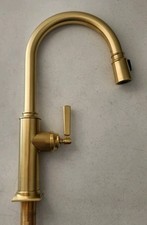 Torneira de cozinha Newport latão 3170-5103/04 Adams 1,8 GPM furo único puxar para baixo, usado comprar usado  Enviando para Brazil
