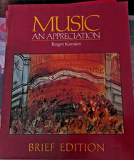 Music : An Appreciation Paperback Roger Kamien na sprzedaż  Wysyłka do Poland
