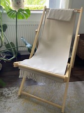 Wooden deck chair for sale  HALIFAX