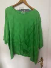Lagenlook grüne bluse gebraucht kaufen  Hamburg