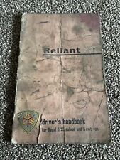 Reliant regal driver for sale  BASINGSTOKE